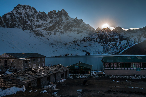 Gokyo Lake Picture Board by Paul Andrews