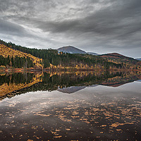 Buy canvas prints of Loch Garry Reflections by Paul Andrews