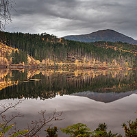 Buy canvas prints of Loch Garry Reflections 2 by Paul Andrews