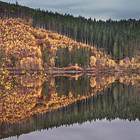 Buy canvas prints of Loch Garry Reflections #3 by Paul Andrews