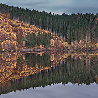 Buy canvas prints of Loch Garry Reflections #4 by Paul Andrews