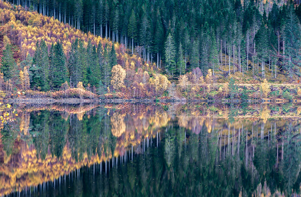 Loch Garry Reflections #5 Picture Board by Paul Andrews