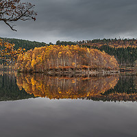 Buy canvas prints of Loch Garry Gold by Paul Andrews