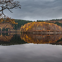 Buy canvas prints of Loch Garry Gold 2 by Paul Andrews