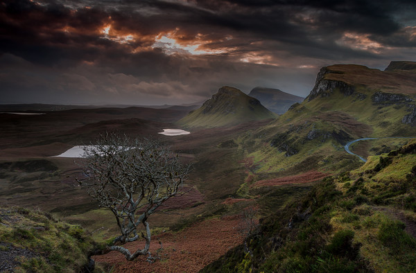The Quiraing 4 Picture Board by Paul Andrews
