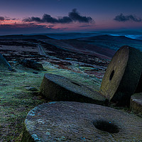 Buy canvas prints of Stanage Edge Millstones #3 by Paul Andrews