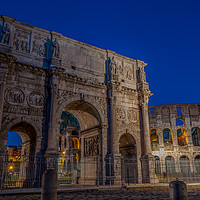 Buy canvas prints of The Arch of Constantine by Paul Andrews