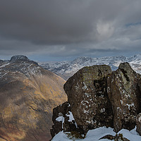 Buy canvas prints of The Scafells by Paul Andrews