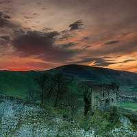 Buy canvas prints of Peveril Castle 2 by Paul Andrews