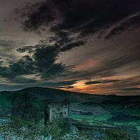 Buy canvas prints of Peveril Castle 3 by Paul Andrews