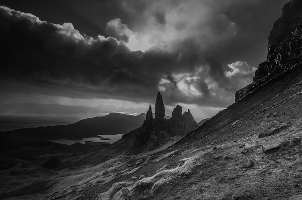 The Old Man of Storr  Picture Board by Paul Andrews