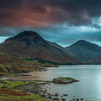 Buy canvas prints of Yewbarrow Wast Water by Paul Andrews