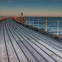 Buy canvas prints of Whitby Pier by Paul Andrews