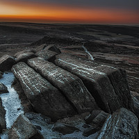 Buy canvas prints of Higger Tor to Carl Wark by Paul Andrews