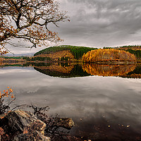 Buy canvas prints of Loch Garry 'Reflections' by Paul Andrews