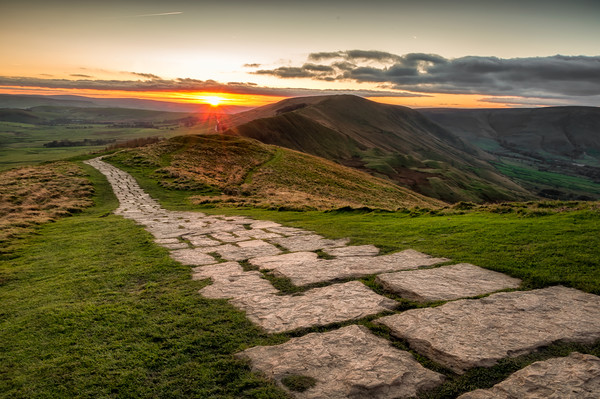 Mam Tor to Rushup Edge Picture Board by Paul Andrews