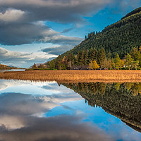 Buy canvas prints of Loch Oich Reflections by Paul Andrews