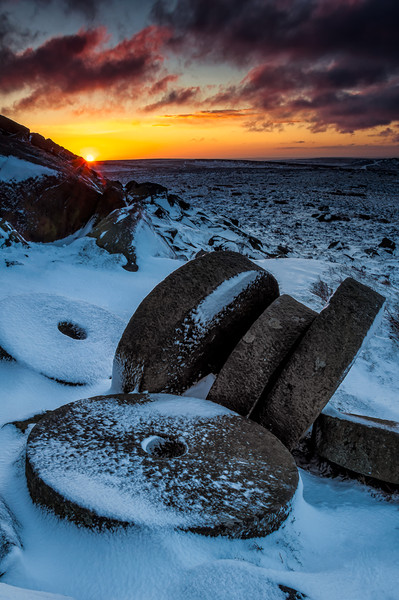 Stanage Edge Millstones #2 Picture Board by Paul Andrews