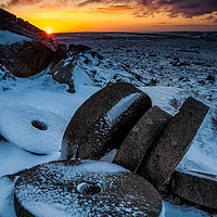 Buy canvas prints of Stanage Edge Millstones #2 by Paul Andrews