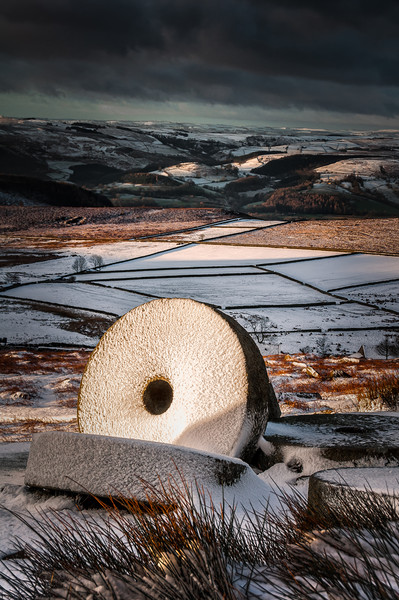 Stanage Edge Millstones Picture Board by Paul Andrews