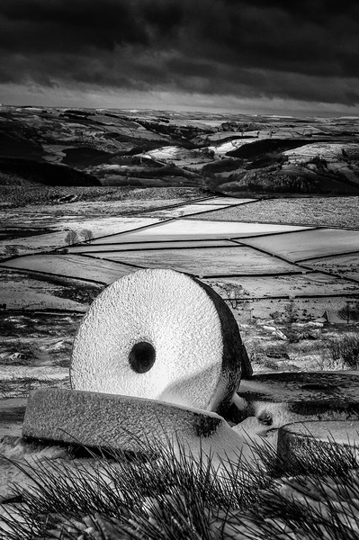 Stanage Edge Millstones #4 Picture Board by Paul Andrews