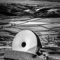 Buy canvas prints of Stanage Edge Millstones #4 by Paul Andrews