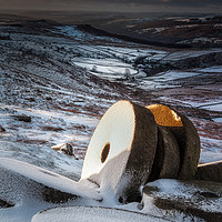 Buy canvas prints of Stanage Millstones by Paul Andrews