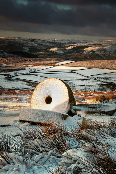 Stanage Millstones #2 Picture Board by Paul Andrews