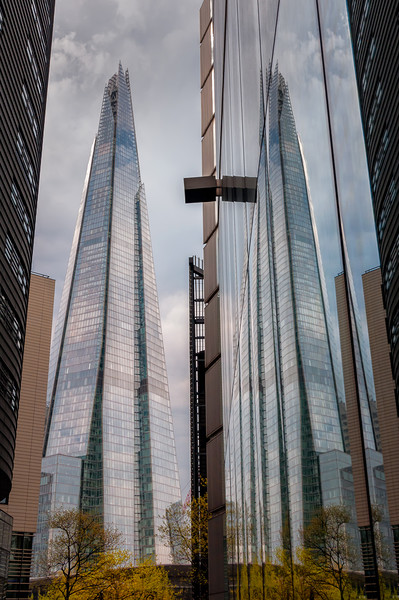 Shard Reflections Picture Board by Paul Andrews