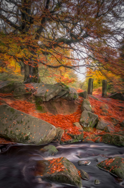 Padley Gold Picture Board by Paul Andrews