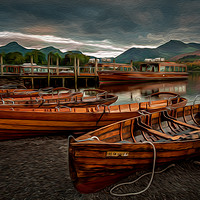 Buy canvas prints of Derwent Boats by Paul Andrews