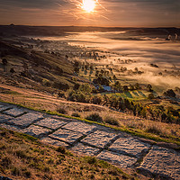 Buy canvas prints of Hope Valley Inversion by Paul Andrews