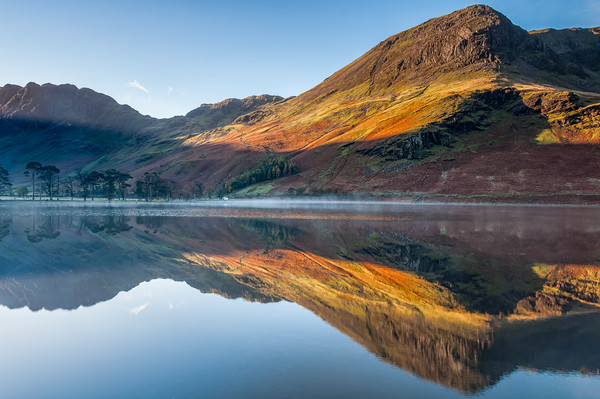 Buttermere Mist Picture Board by Paul Andrews