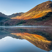 Buy canvas prints of Buttermere Mist by Paul Andrews