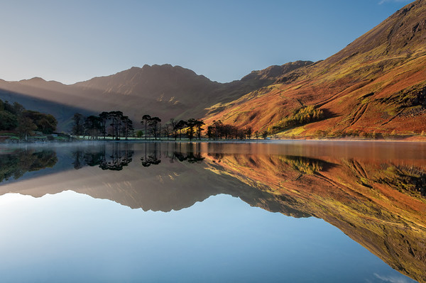 Buttermere Sunbeams Picture Board by Paul Andrews