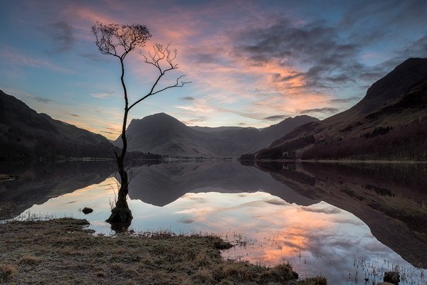 Buttermere Dawn Picture Board by Paul Andrews