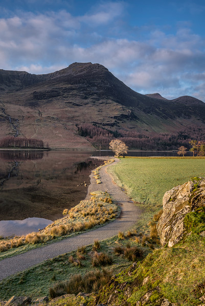Buttermere Morning Picture Board by Paul Andrews