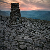 Buy canvas prints of Mam tor  by Paul Andrews