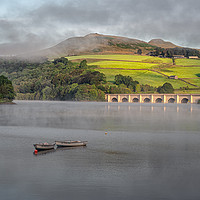 Buy canvas prints of Misty Ladybower by Paul Andrews