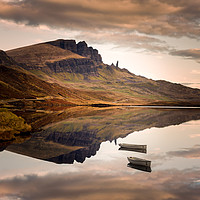 Buy canvas prints of Loch Fada Reflections #2 by Paul Andrews