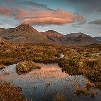 Buy canvas prints of The Red Cuillin by Paul Andrews