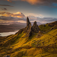 Buy canvas prints of Majestic Sunrise over the Old Man of Storr by Paul Andrews