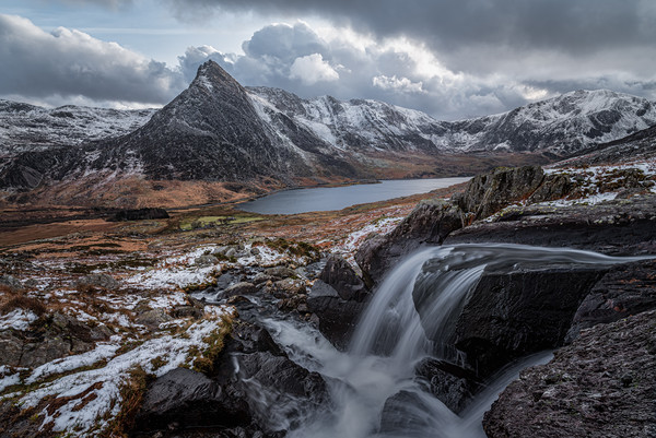 Tryfan and the Glyderau Picture Board by Paul Andrews