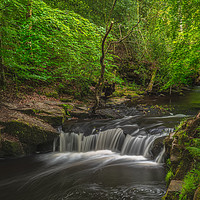 Buy canvas prints of Rivelin Falls by Paul Andrews