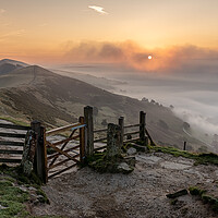 Buy canvas prints of Hope Valley Sunrise by Paul Andrews