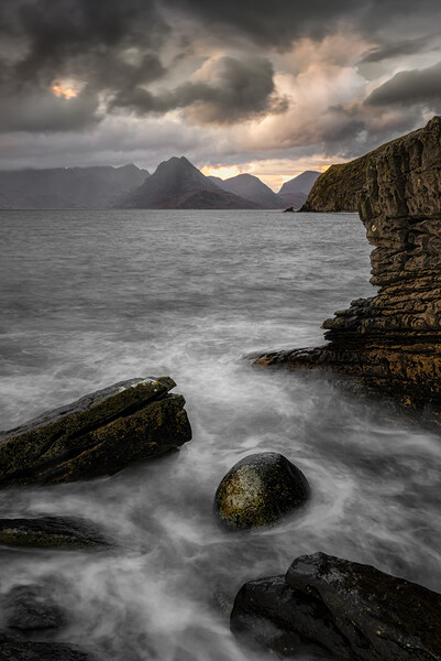 Elgol Storm Picture Board by Paul Andrews