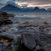 Buy canvas prints of Cuillin Storm by Paul Andrews