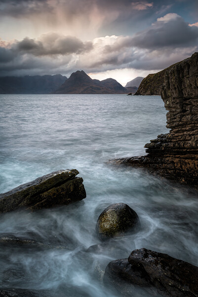 Elgol and the Black Cuillin Picture Board by Paul Andrews