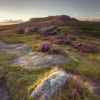 Buy canvas prints of Carl Wark to Higger Tor by Paul Andrews