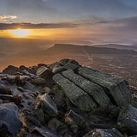 Buy canvas prints of Higger Tor Mist by Paul Andrews